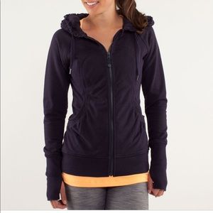 Lululemon Back to Class Jacket Hoodie Black Size 12